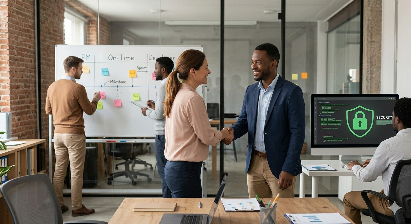 A3B Technology team collaborating