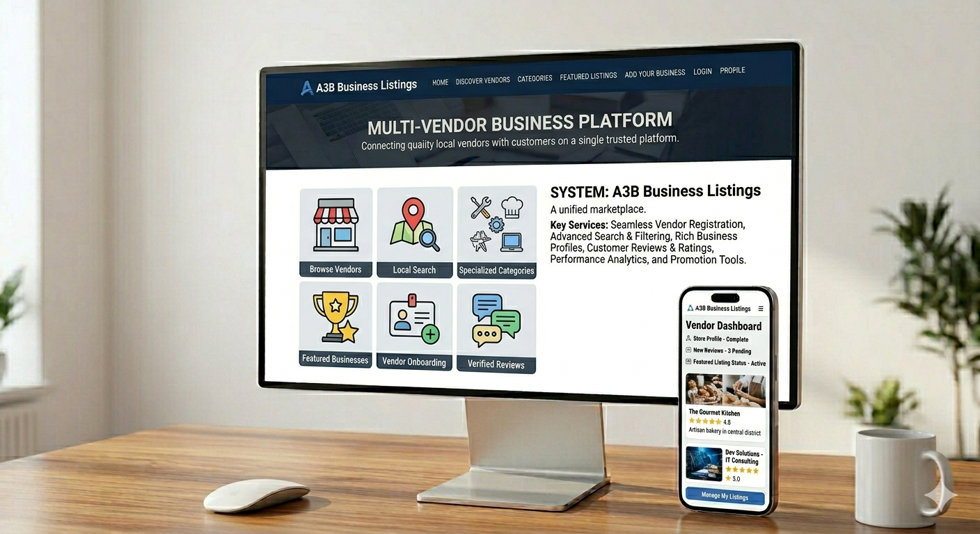 BizList — Multi-Vendor Listing