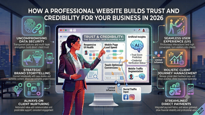 How a Professional Website Builds Trust and Credibility for Your Business in 2026.