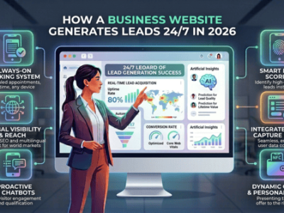 How a Business Website Generates Leads 247 in 2026