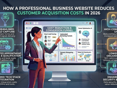 How a Professional Business Website Reduces Customer Acquisition Costs in 2026