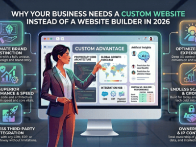 Why Your Business Needs a Custom Website Instead of a Website Builder in 2026
