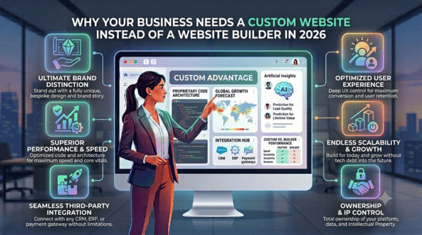 Why Your Business Needs a Custom Website Instead of a Website Builder in 2026